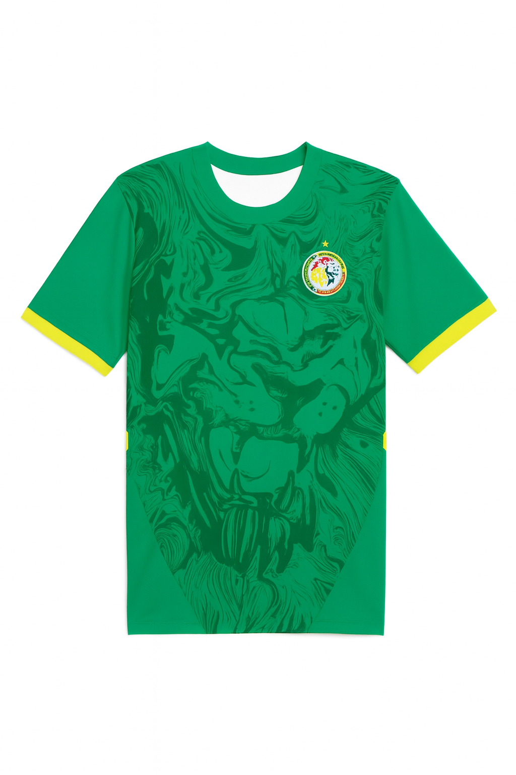 Senegal Lion Football Jersey – Green National Pride Edition