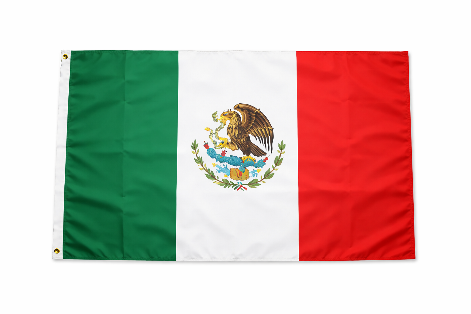 Mexico National Flag – Premium Quality Tricolor with Coat of Arms