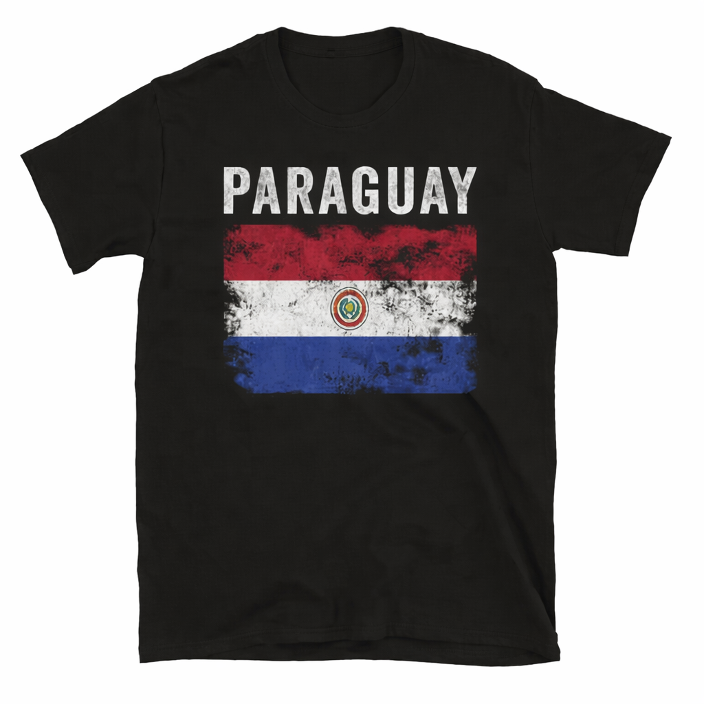 Paraguay Vintage Flag T-Shirt – Distressed National Pride Design