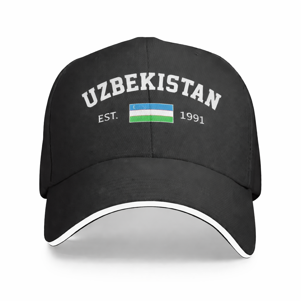 Uzbekistan Heritage Baseball Cap – Est. 1991 Flag Design