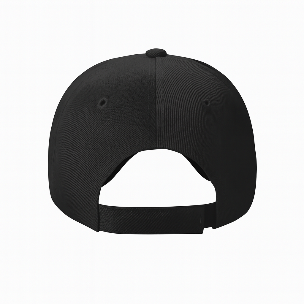 Tunisia Crest Cap – Black Adjustable National Emblem Hat