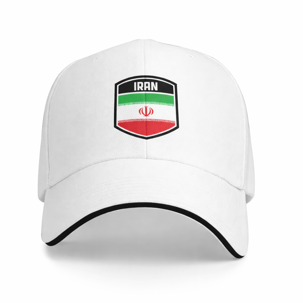 Iran National Pride Baseball Cap – Adjustable Embroidered Crest