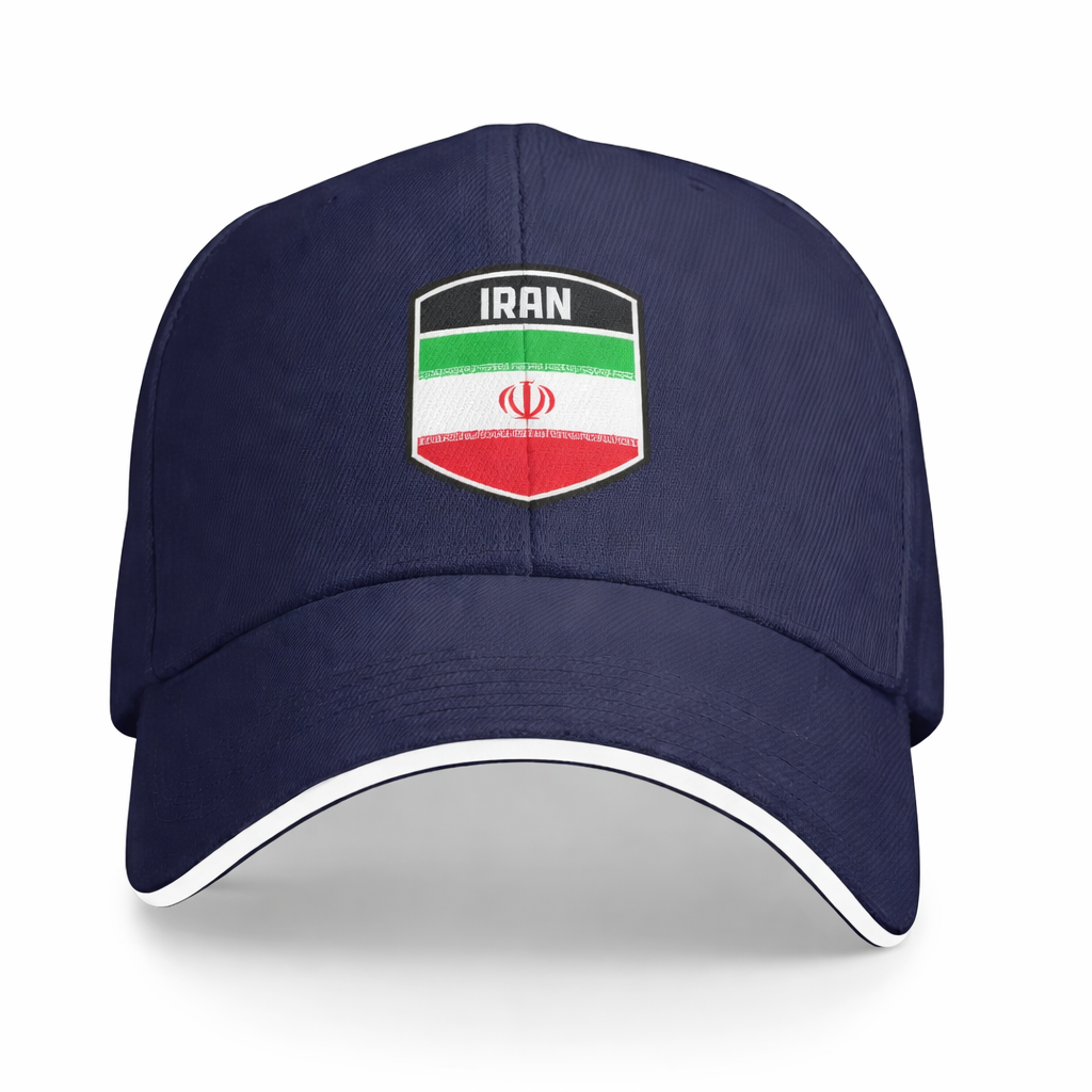 Iran National Pride Baseball Cap – Adjustable Embroidered Crest