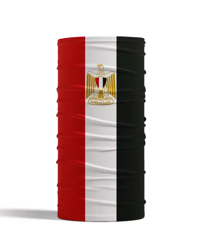 Egypt Flag Neck Gaiter – Multi-Use Face Cover