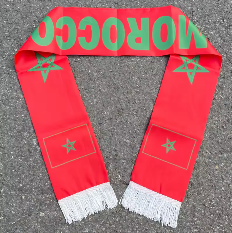 Morocco Supporter Scarf – National Pride Fan Edition