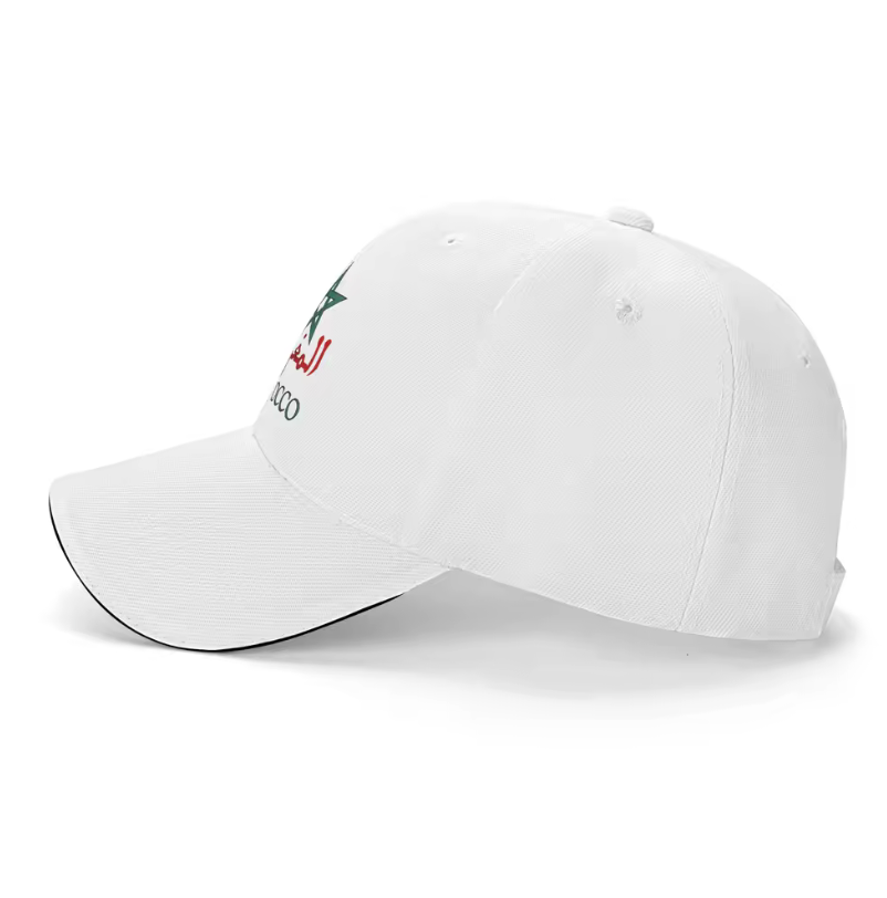 Morocco Embroidered Baseball Cap – Arabic Calligraphy & Star Design