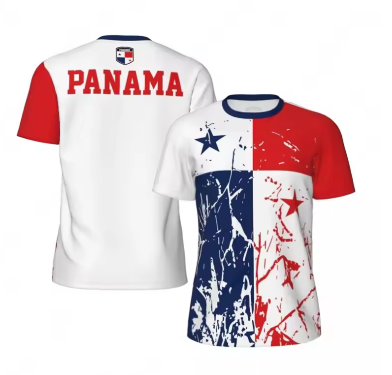Panama Flag Graphic T-Shirt – Patriotic Split Design 🇵🇦