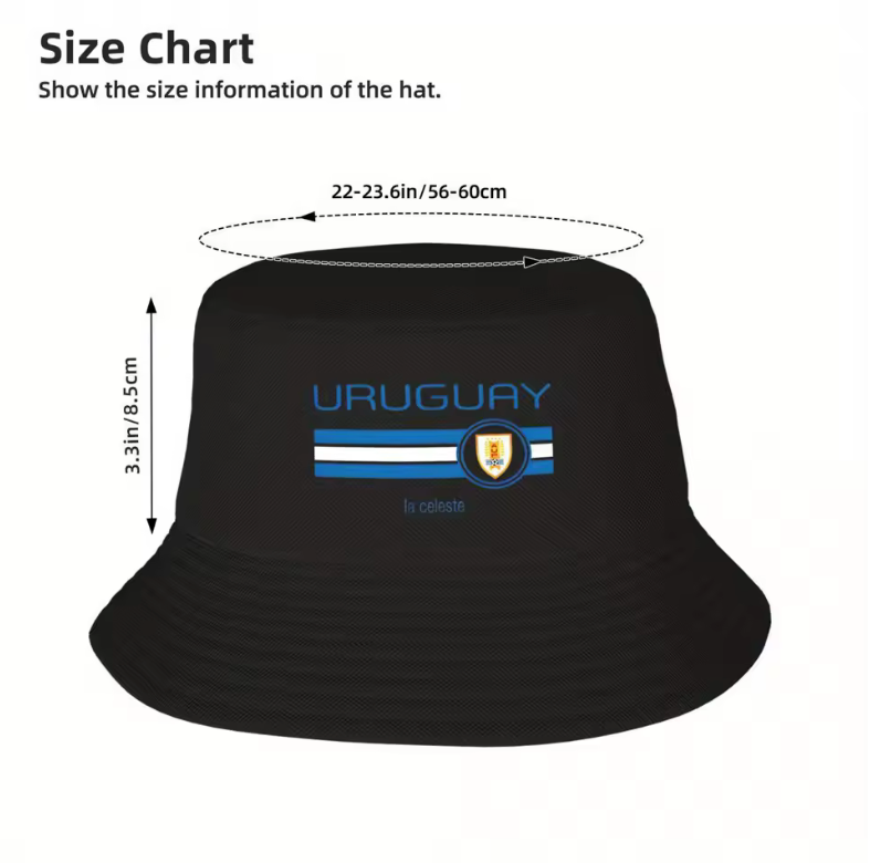 Uruguay “La Celeste” Bucket Hat – National Team Inspired Design