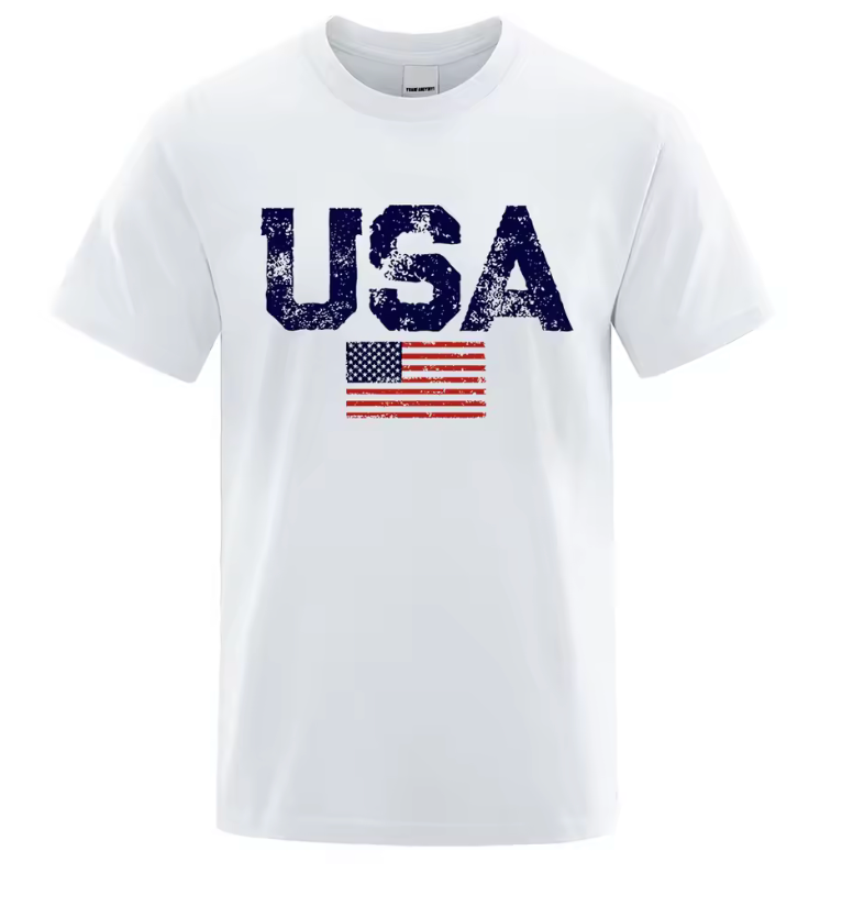 USA Vintage Flag T-Shirt – Classic American Pride Tee