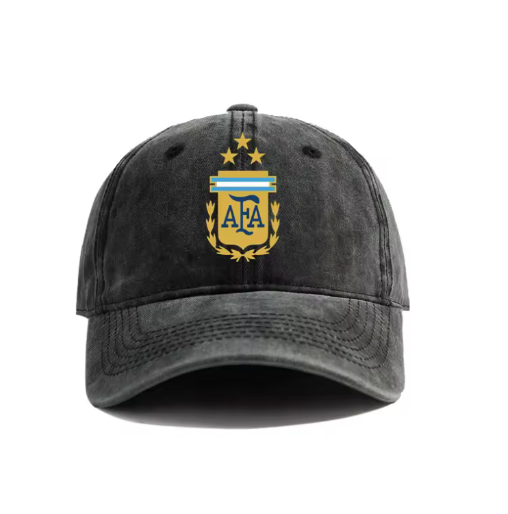 Argentina AFA Vintage Crest Dad Hat – Adjustable Football Cap