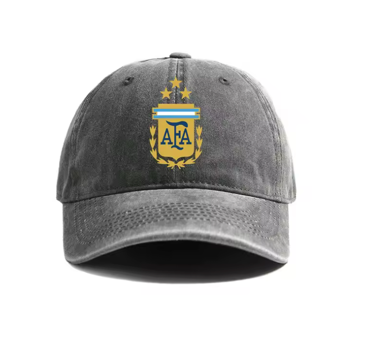Argentina AFA Vintage Crest Dad Hat – Adjustable Football Cap