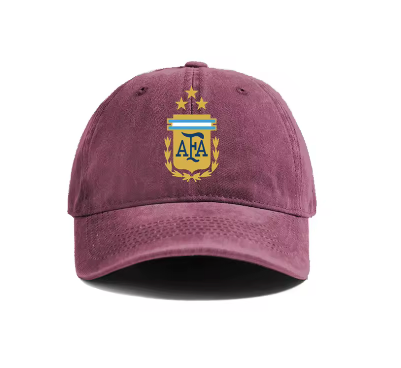 Argentina AFA Vintage Crest Dad Hat – Adjustable Football Cap