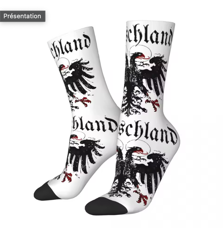 Germany Eagle Crew Socks – Deutscher Adler Design