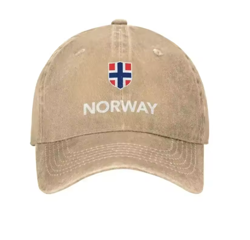 Norway Vintage Baseball Cap – Adjustable Nordic Flag Hat