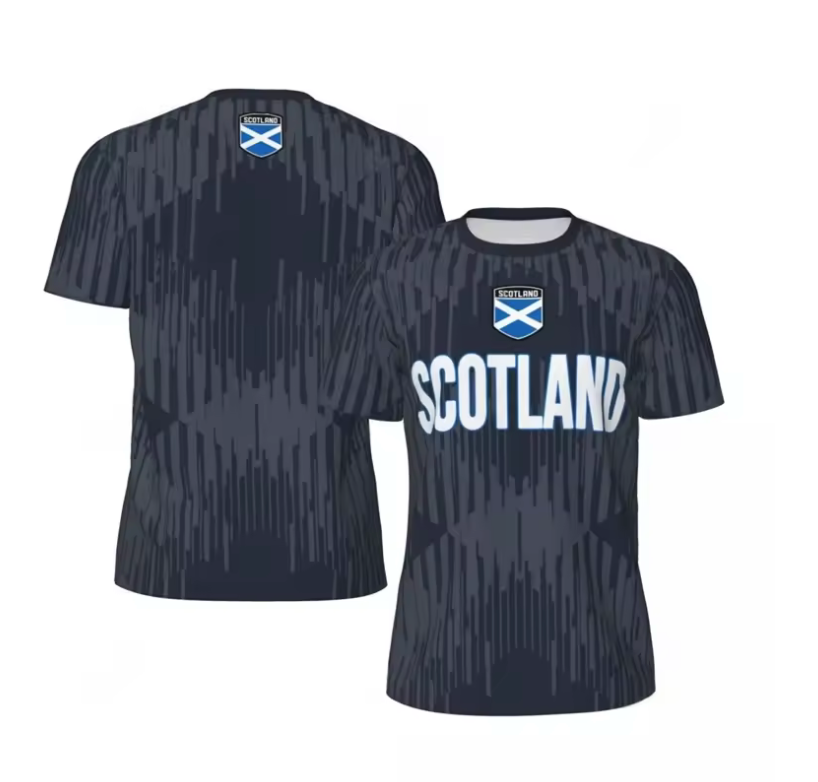 Scotland Football Supporter T-Shirt – Dark Performance Edition