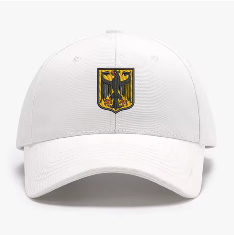 Germany Eagle Crest Baseball Cap – Classic Black & White
