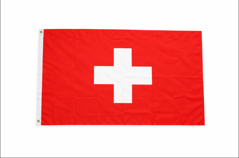 Swiss National Flag – Red & White Cross | Durable Outdoor & Indoor Display