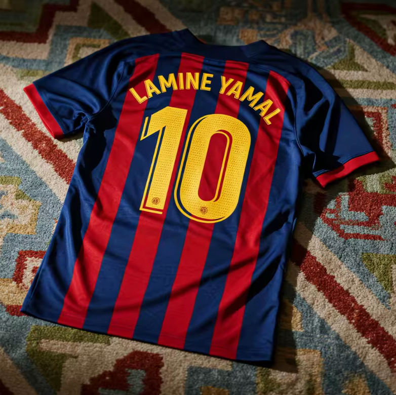 Lamine Yamal Barcelone Jersey