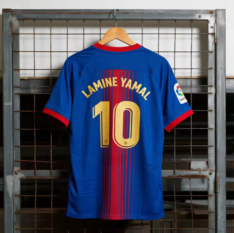 Lamine Yamal Barcelone Jersey