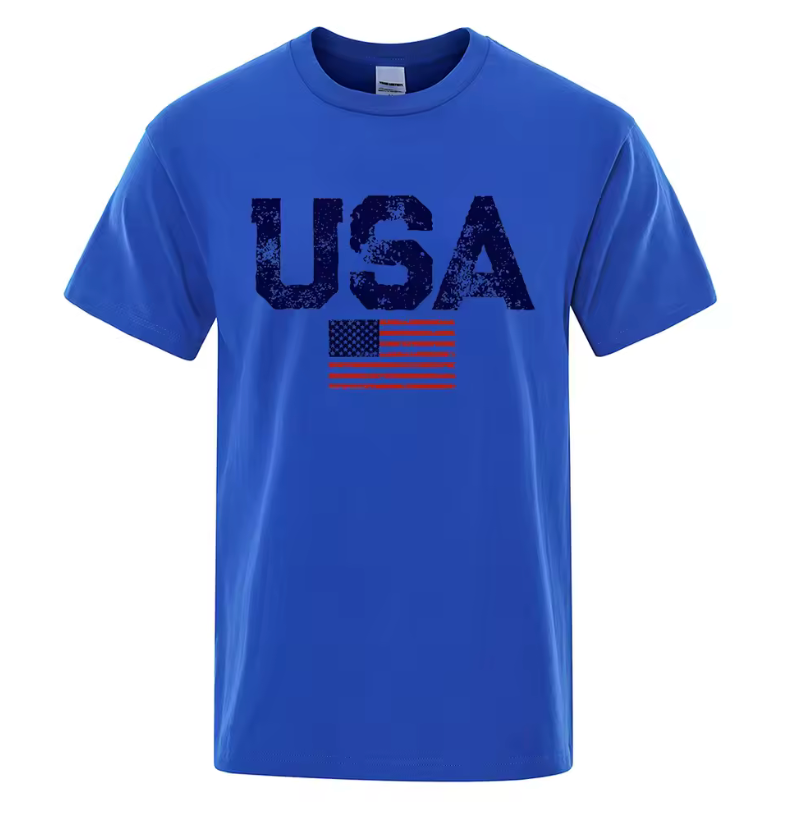 USA Vintage Flag T-Shirt – Classic American Pride Tee