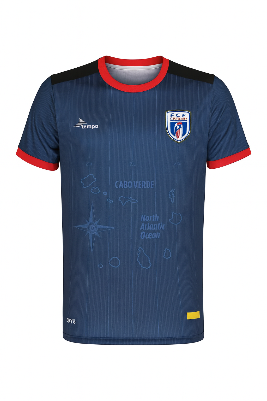 Cape Verde National Team Football Jersey – Map Design Edition
